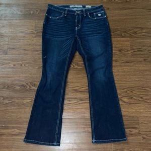 Harley Davidson curvy boot cut jeans size 12